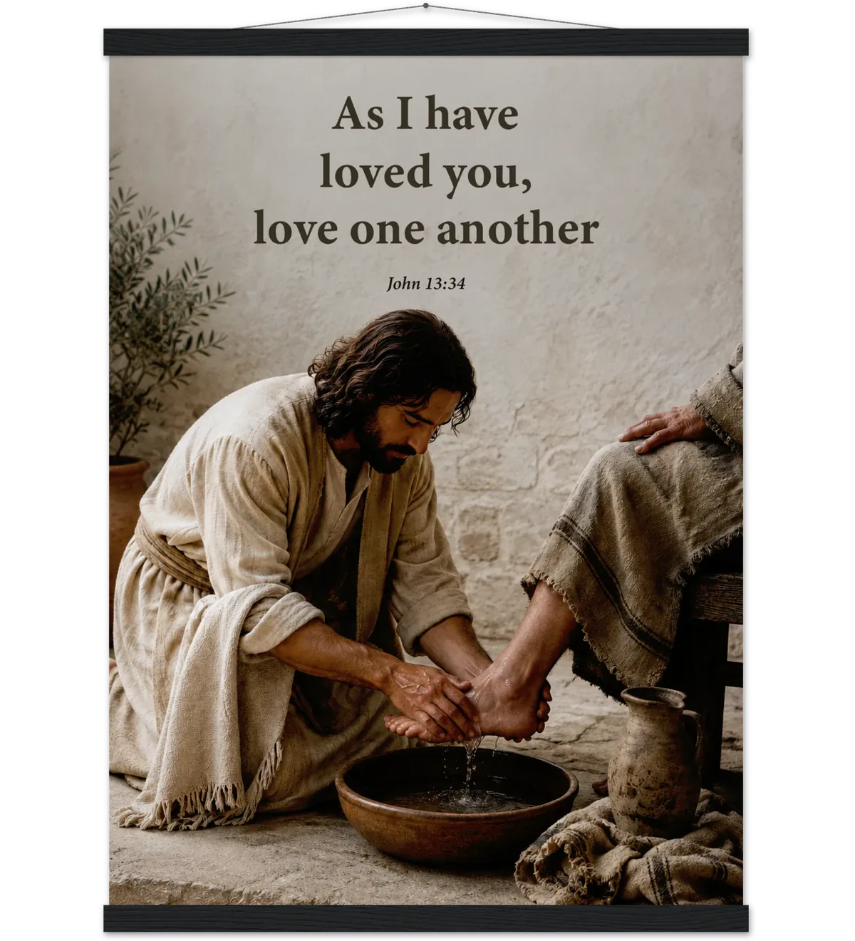 As I have loved you | Poster with hanger