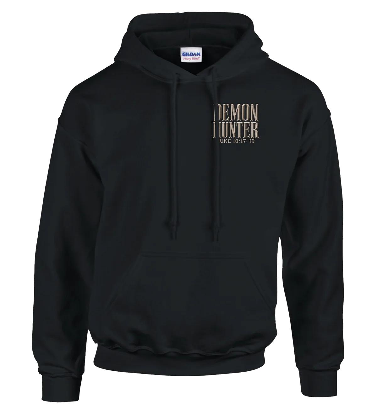 Demon hunter | Hoodie — black front
