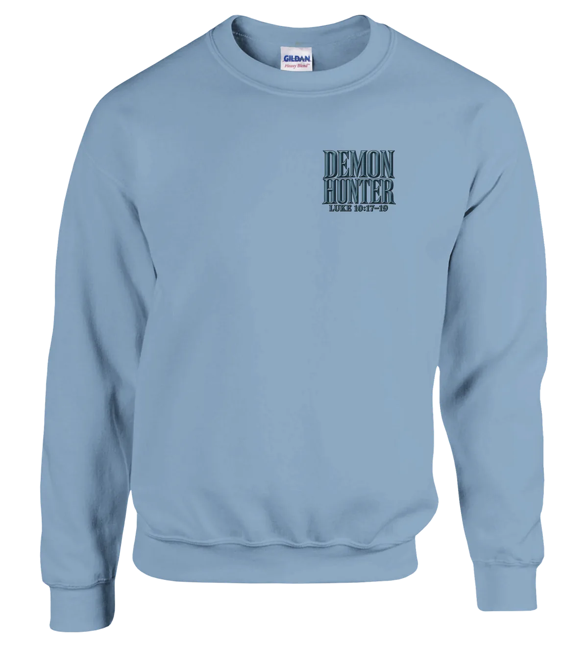Demon hunter | Sweatshirt — light blue front