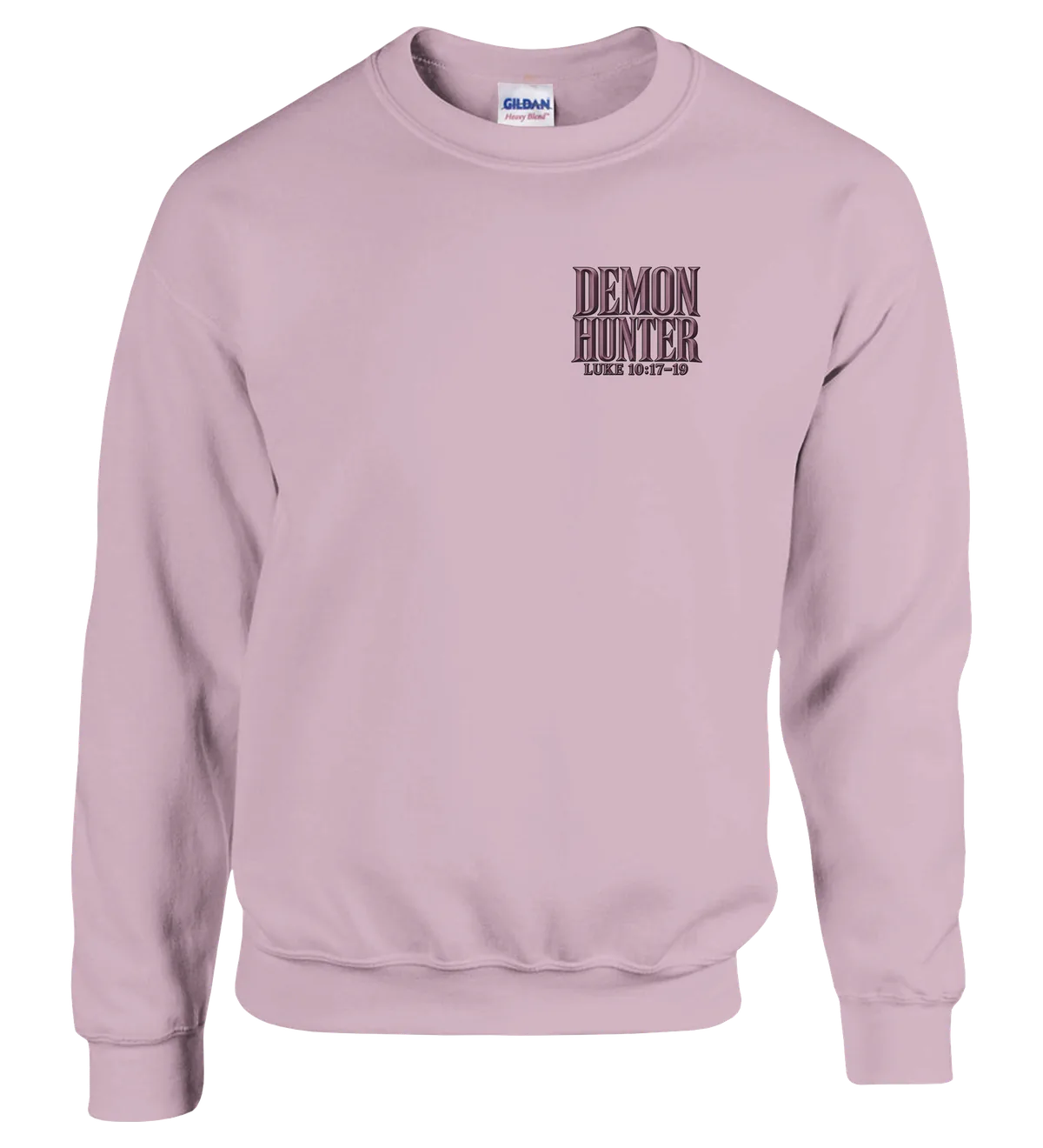 Demon hunter | Sweatshirt — light pink front