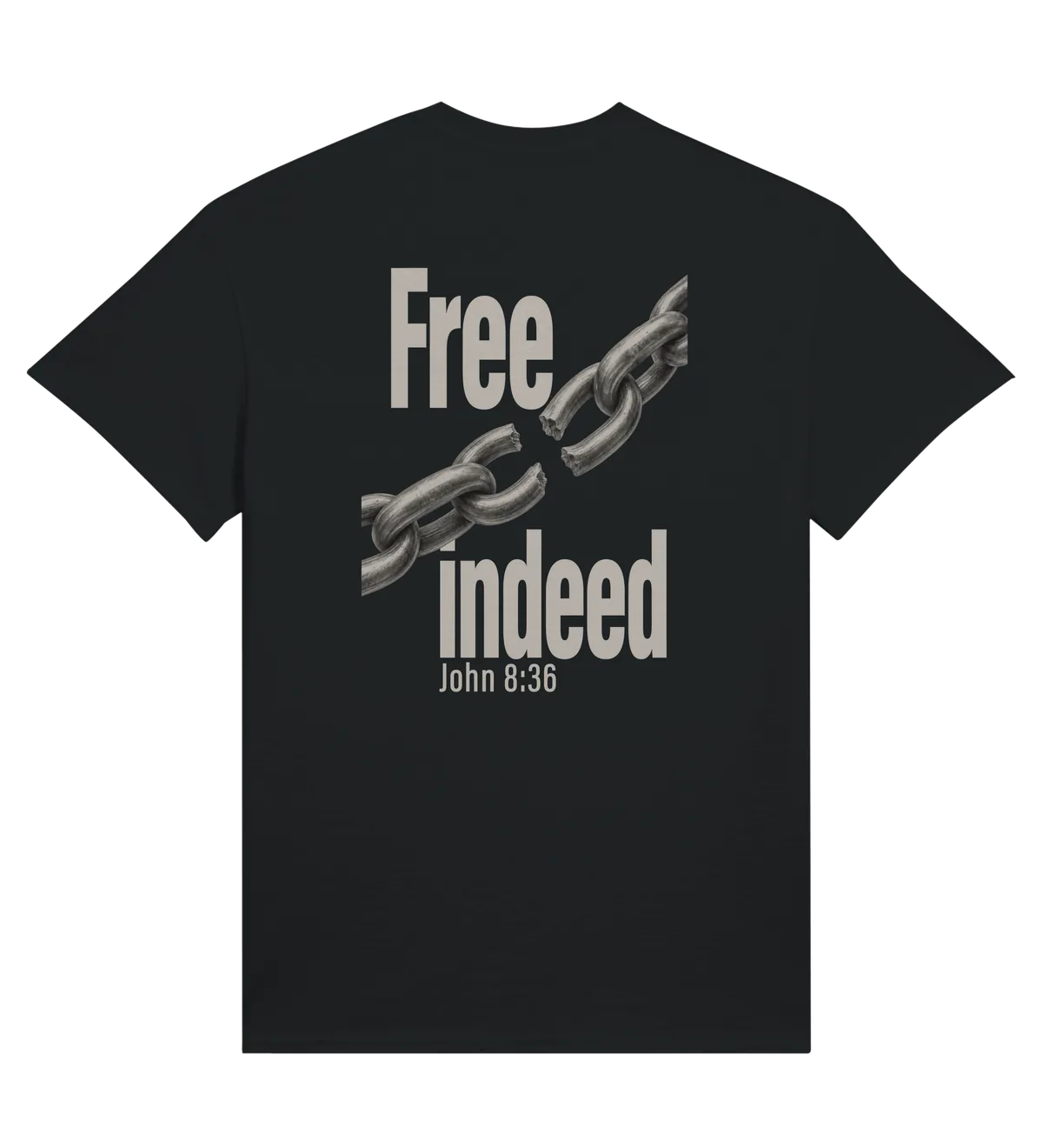 Free Indeed | T-shirt — black back