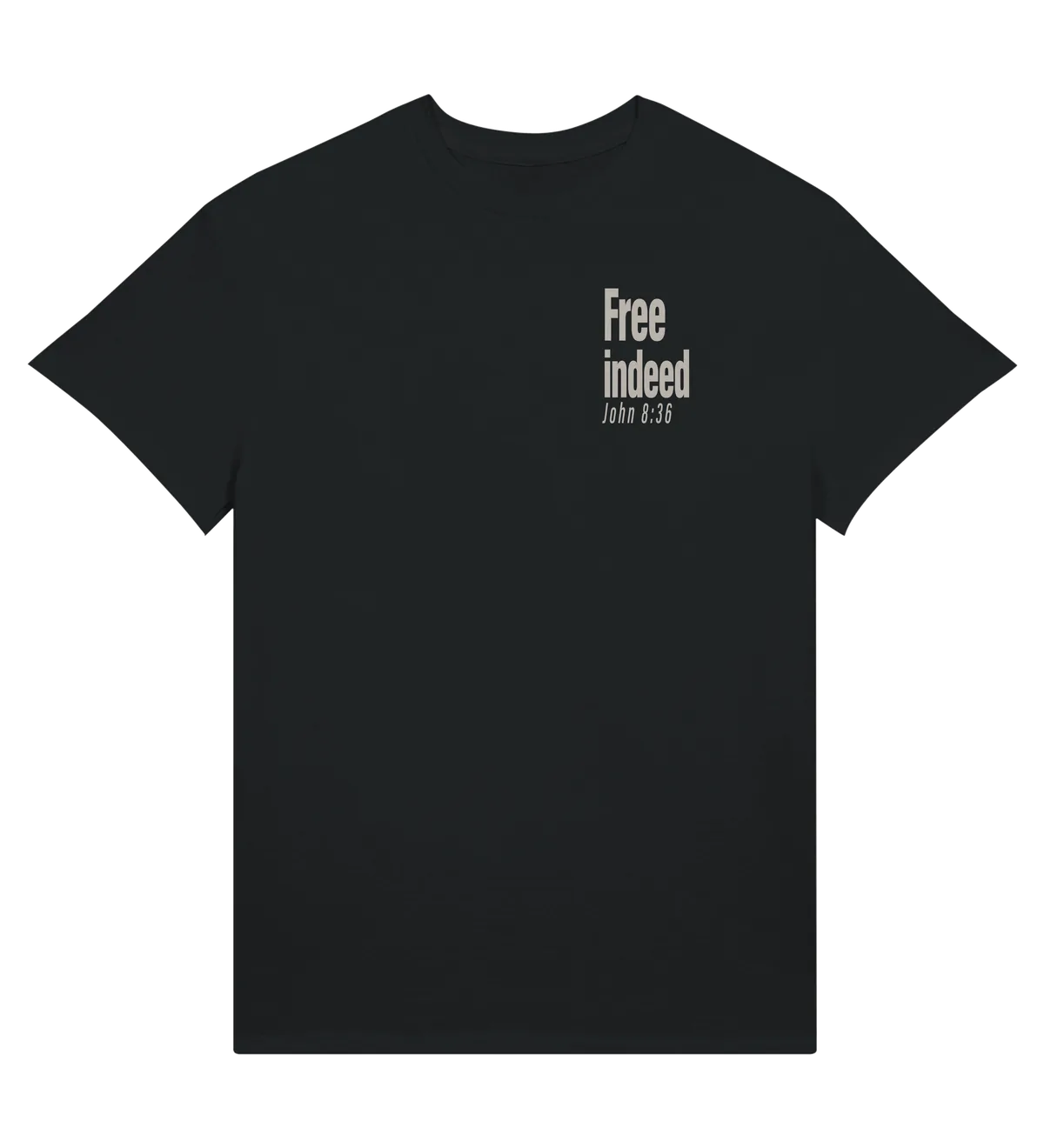 Free Indeed | T-shirt — black front