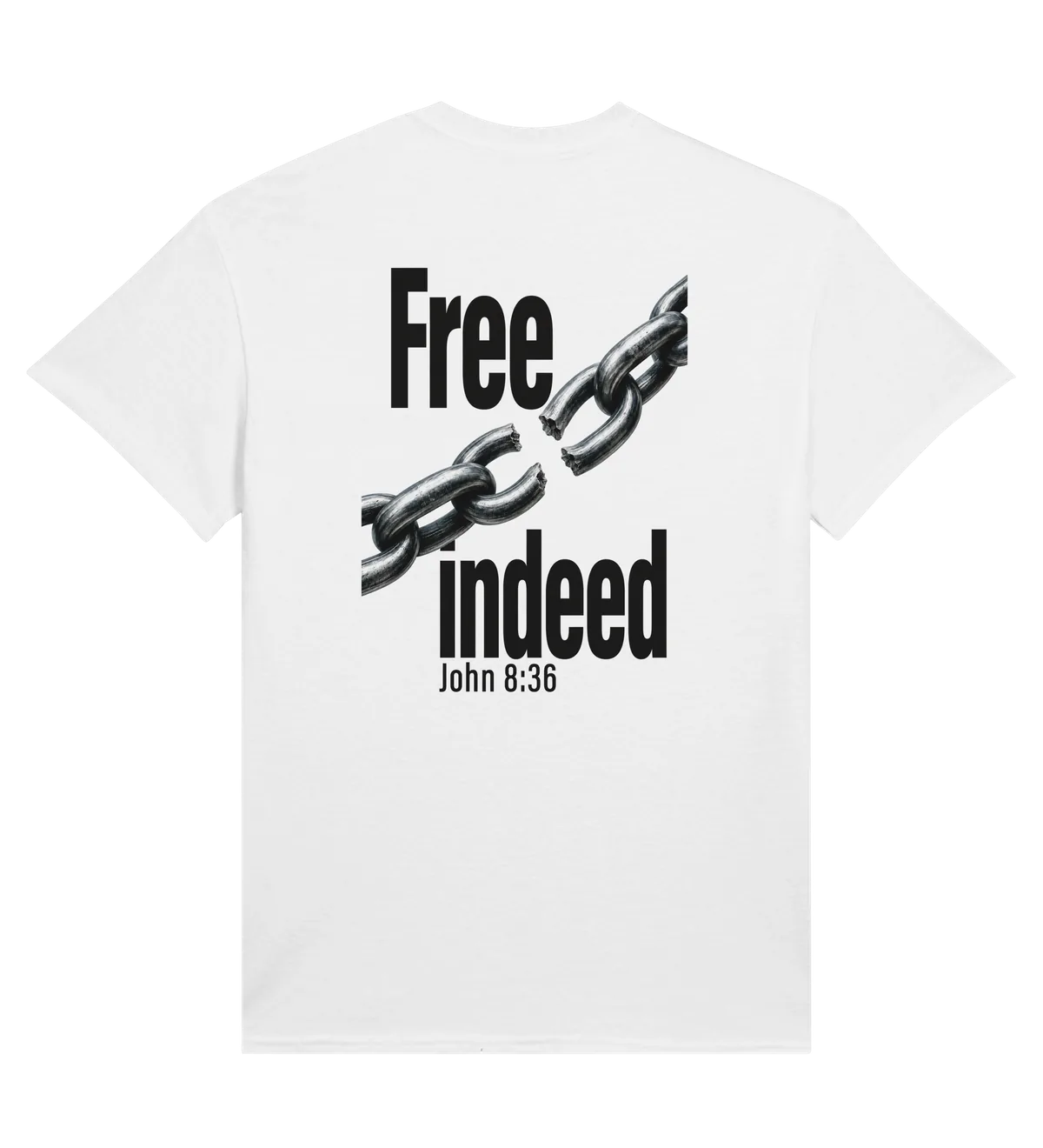 Free Indeed | T-shirt — white back