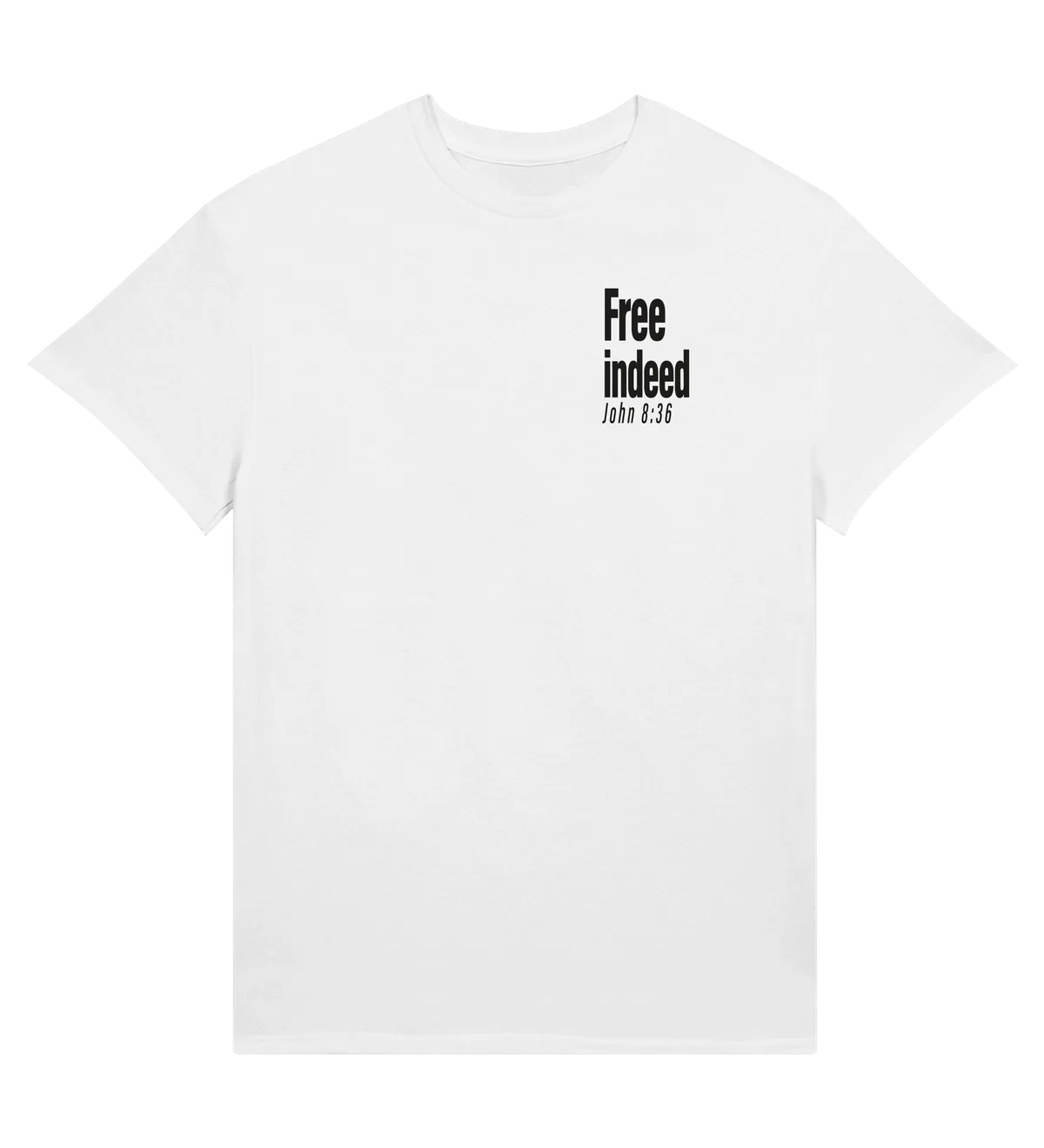Free Indeed | T-shirt — white front