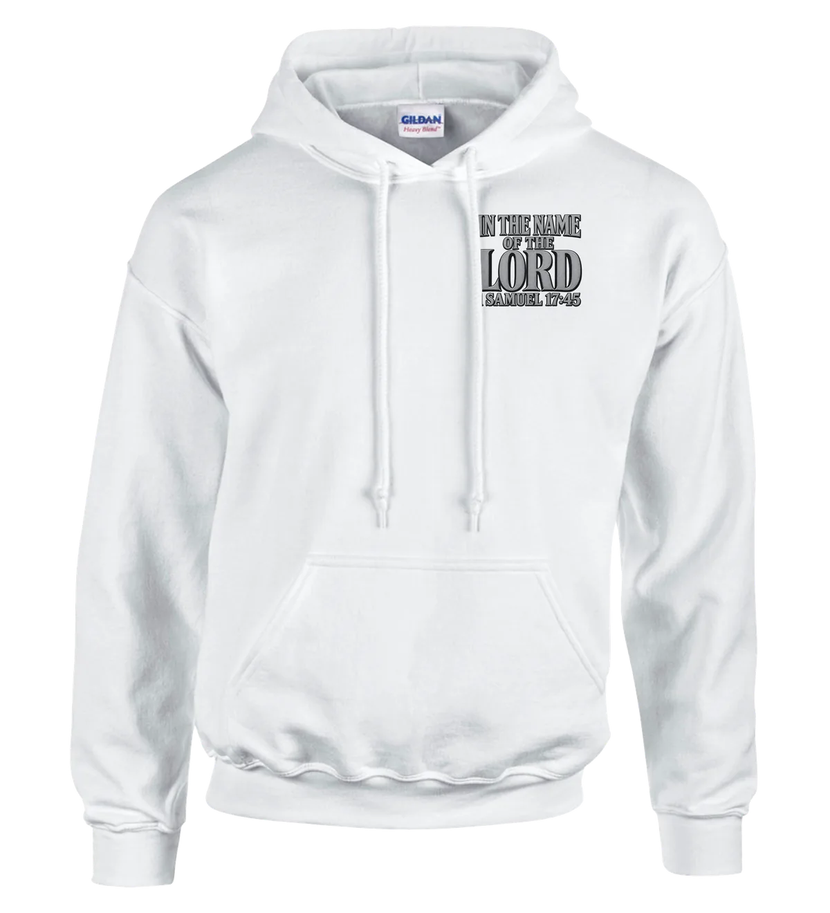 In the name of the LORD | Hoodie — white front