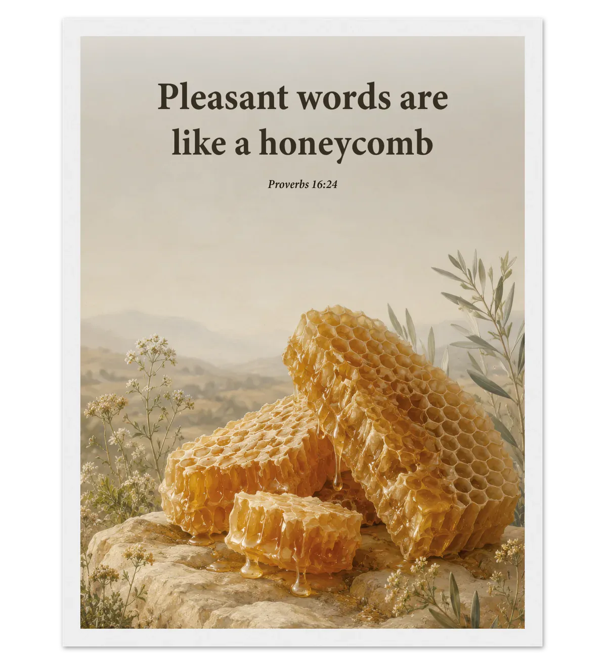 Like honeycomb | Framed