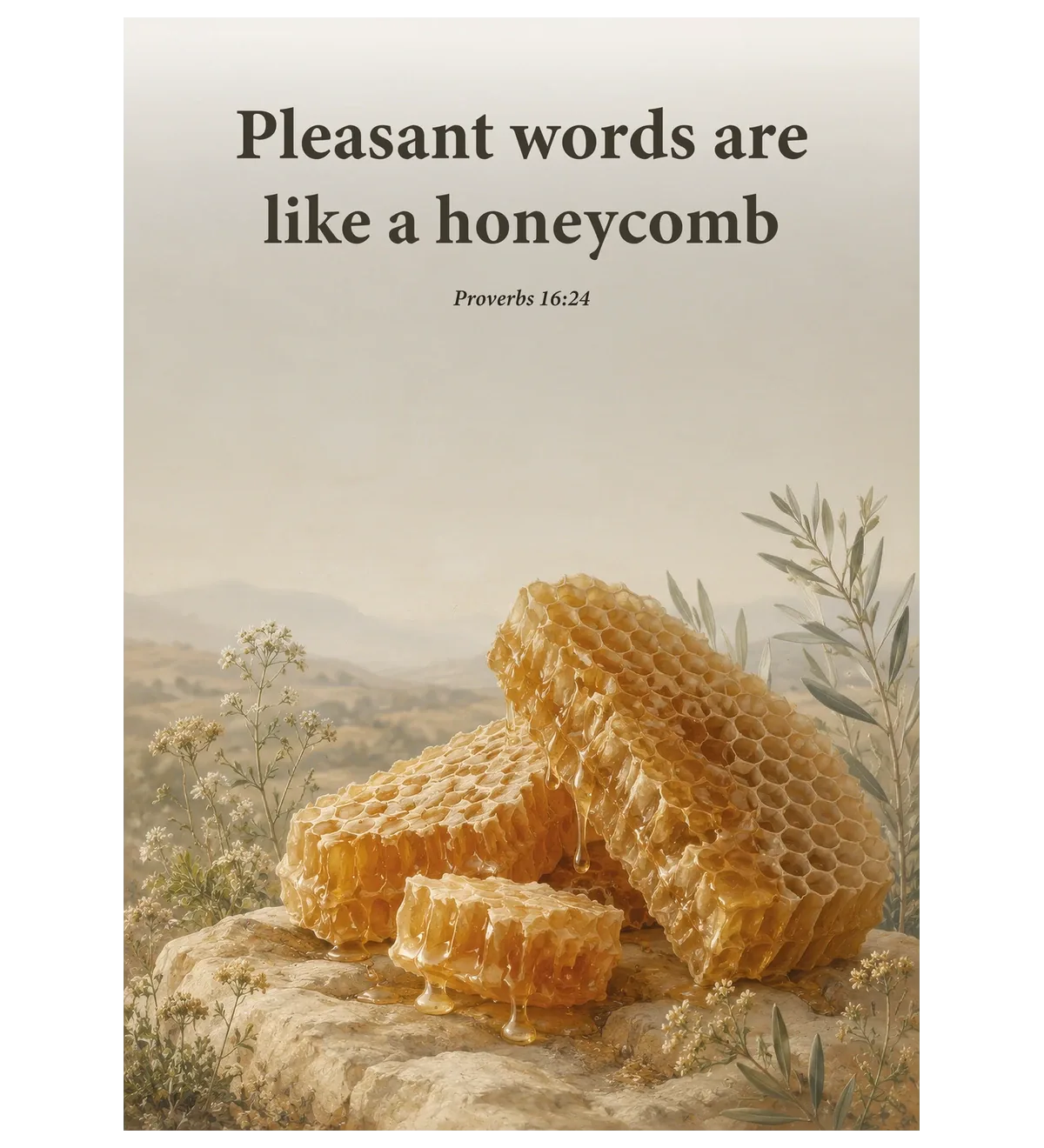 Like Honeycomb | Unframed - unframed poster
