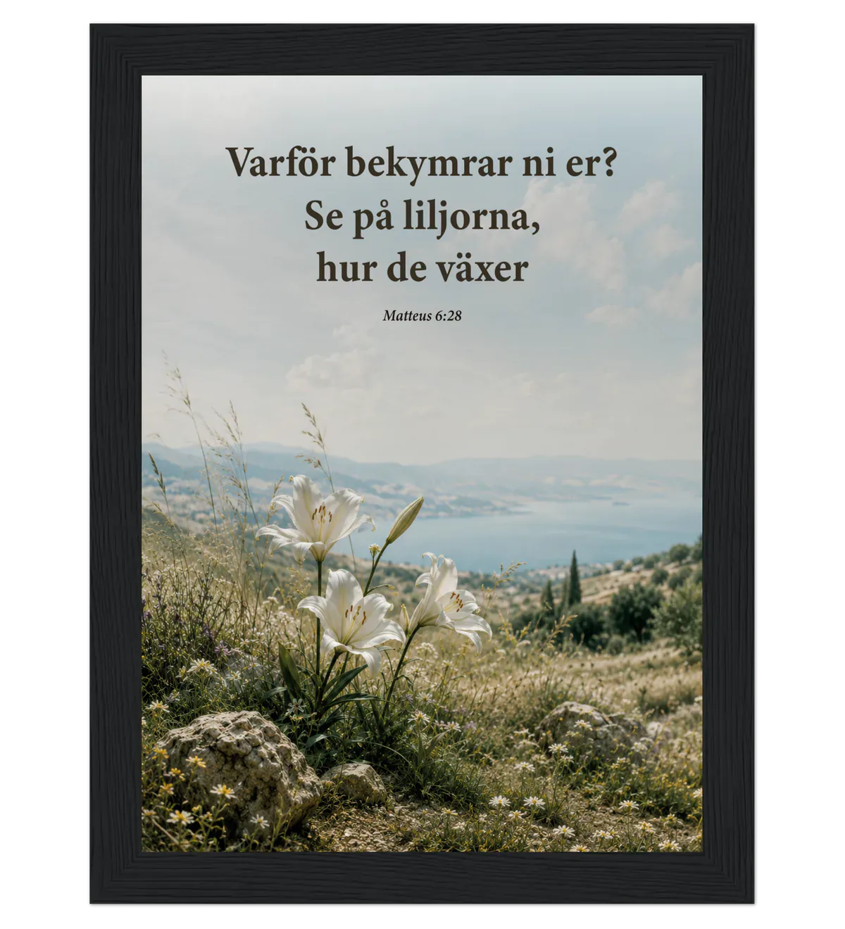 Se på liljorna | Med ram