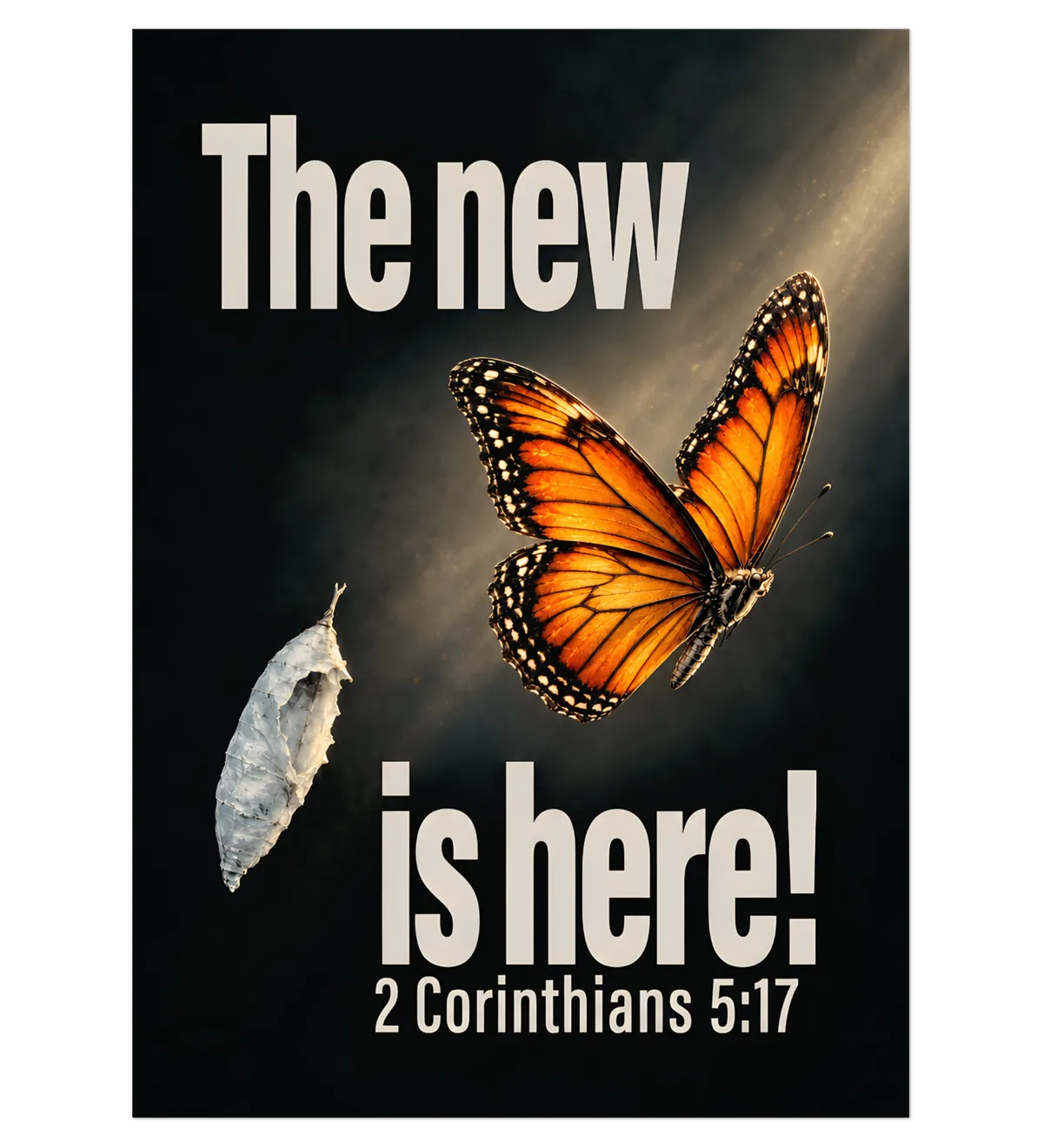 The New Is Here | Poster — 50x70cm