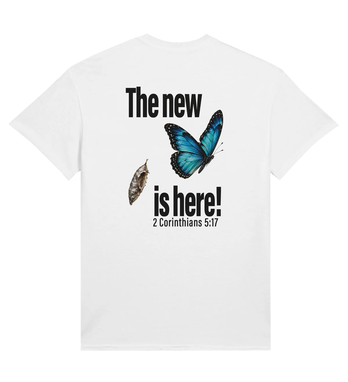 The New is Here | T-shirt — white back