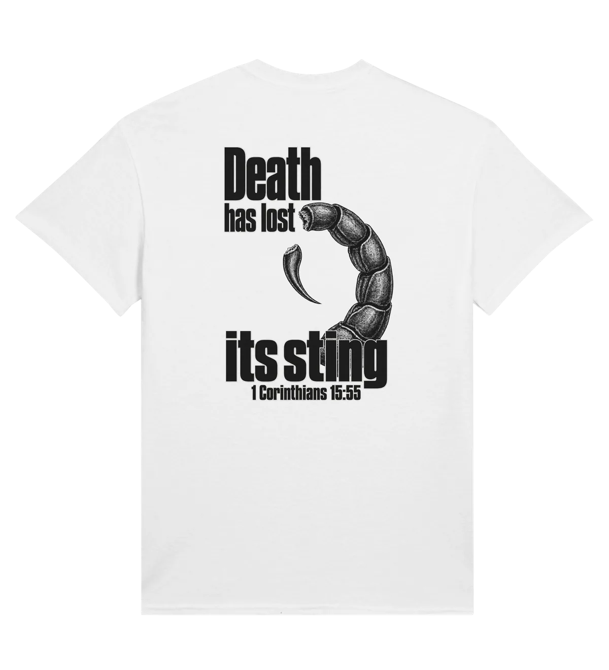 Death has Lost its Sting | T-shirt — white back