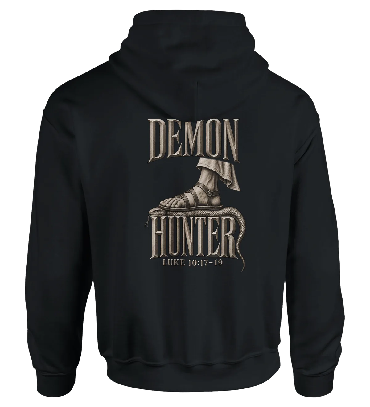 Demon hunter | Hoodie — black back