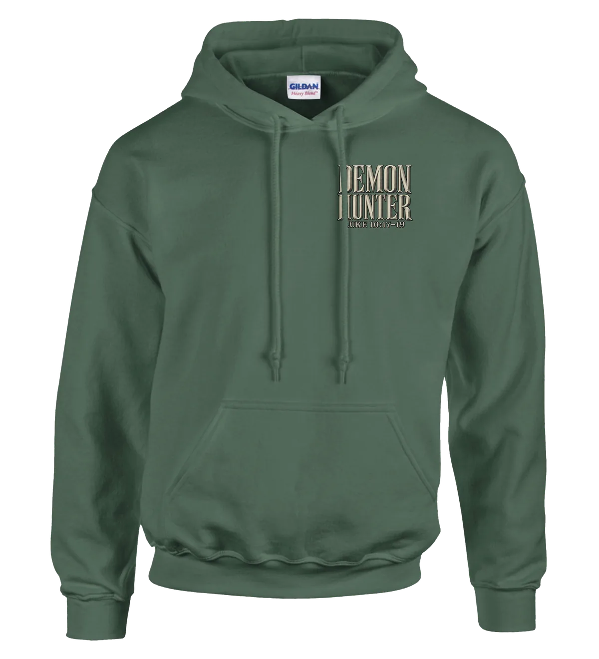 Demon hunter | Hoodie — military green front