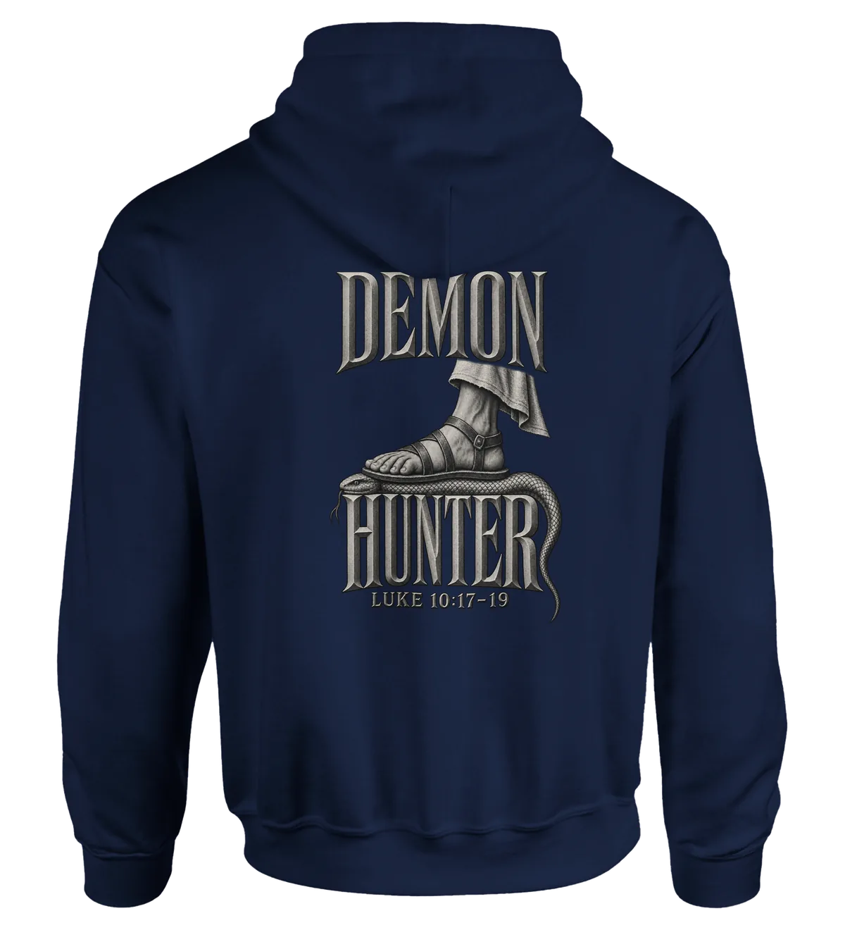 Demon hunter | Hoodie — navy back