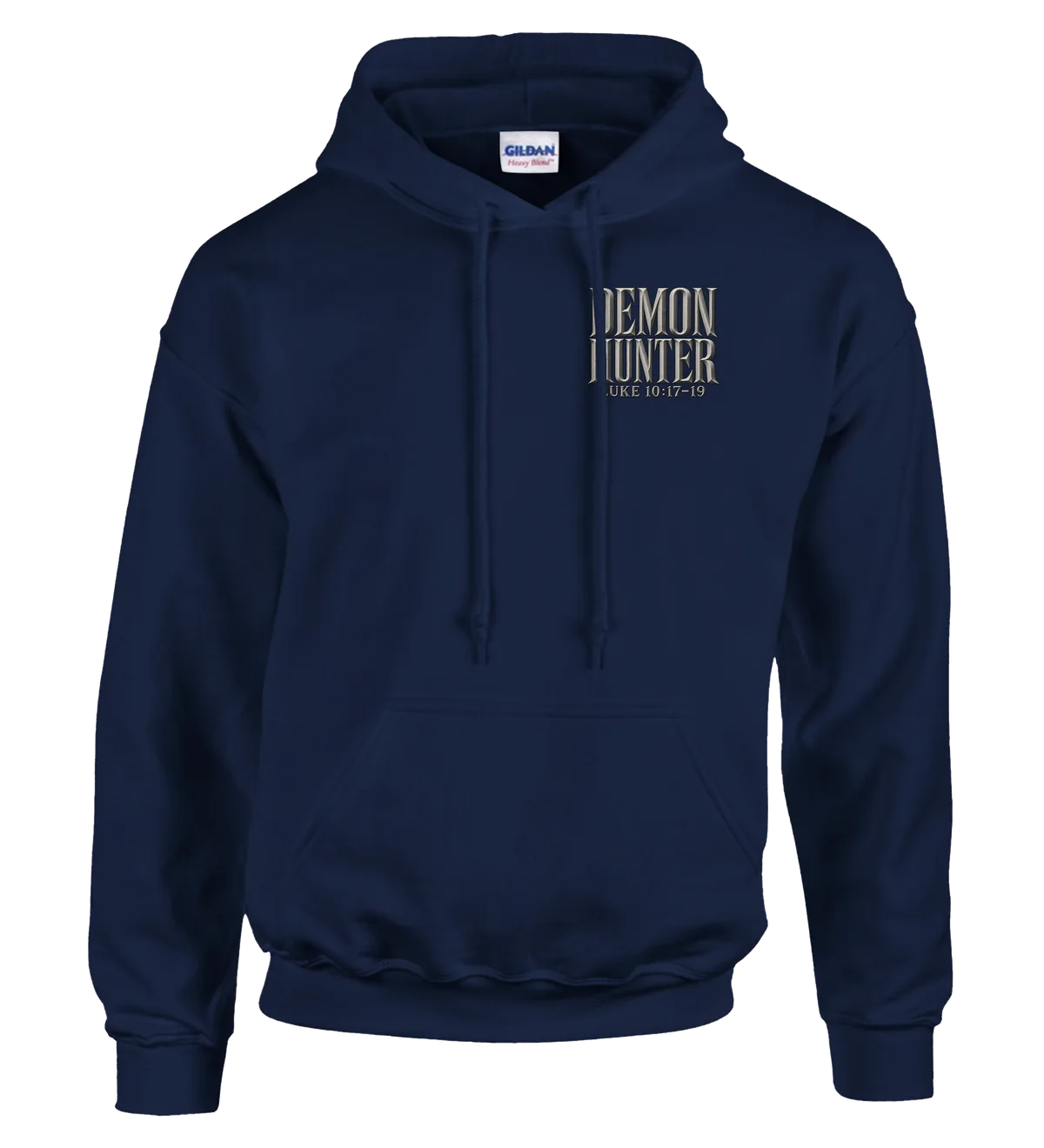 Demon hunter | Hoodie — navy front
