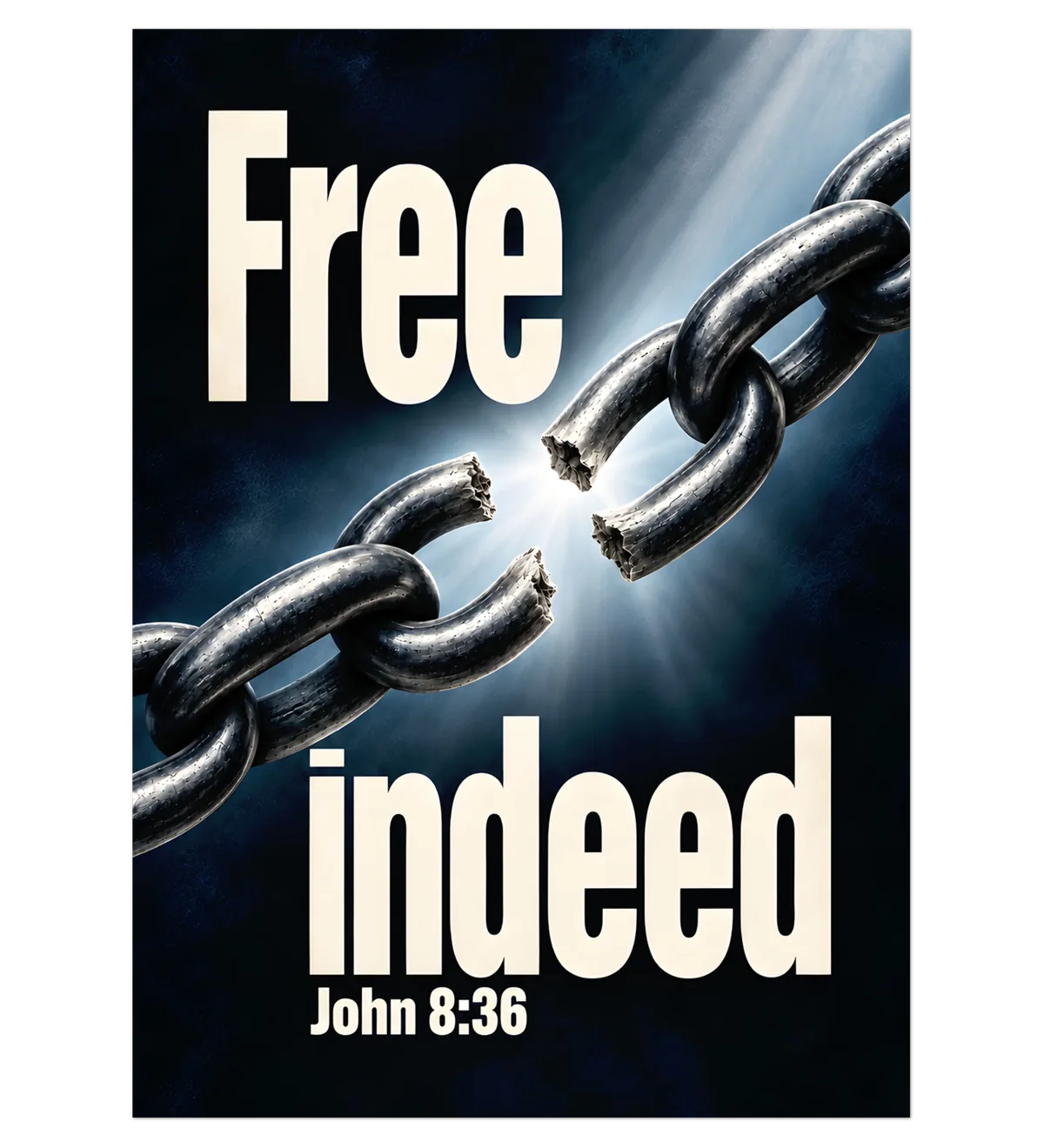 Free Indeed | Poster — 50x70cm