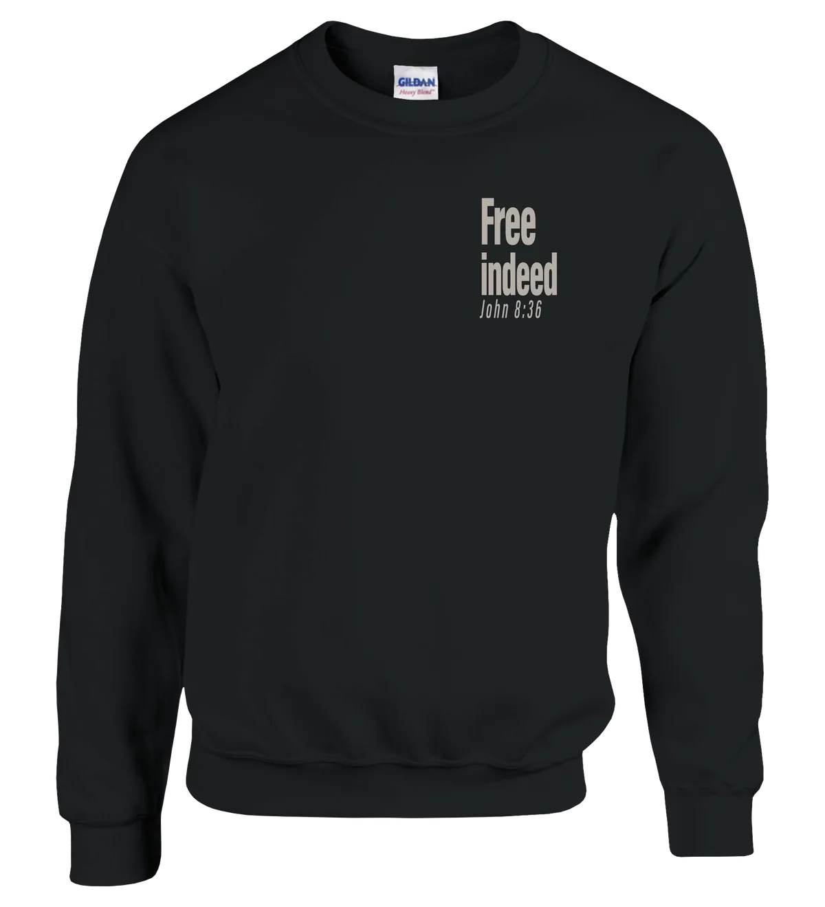 Free Indeed | Sweatshirt — black front