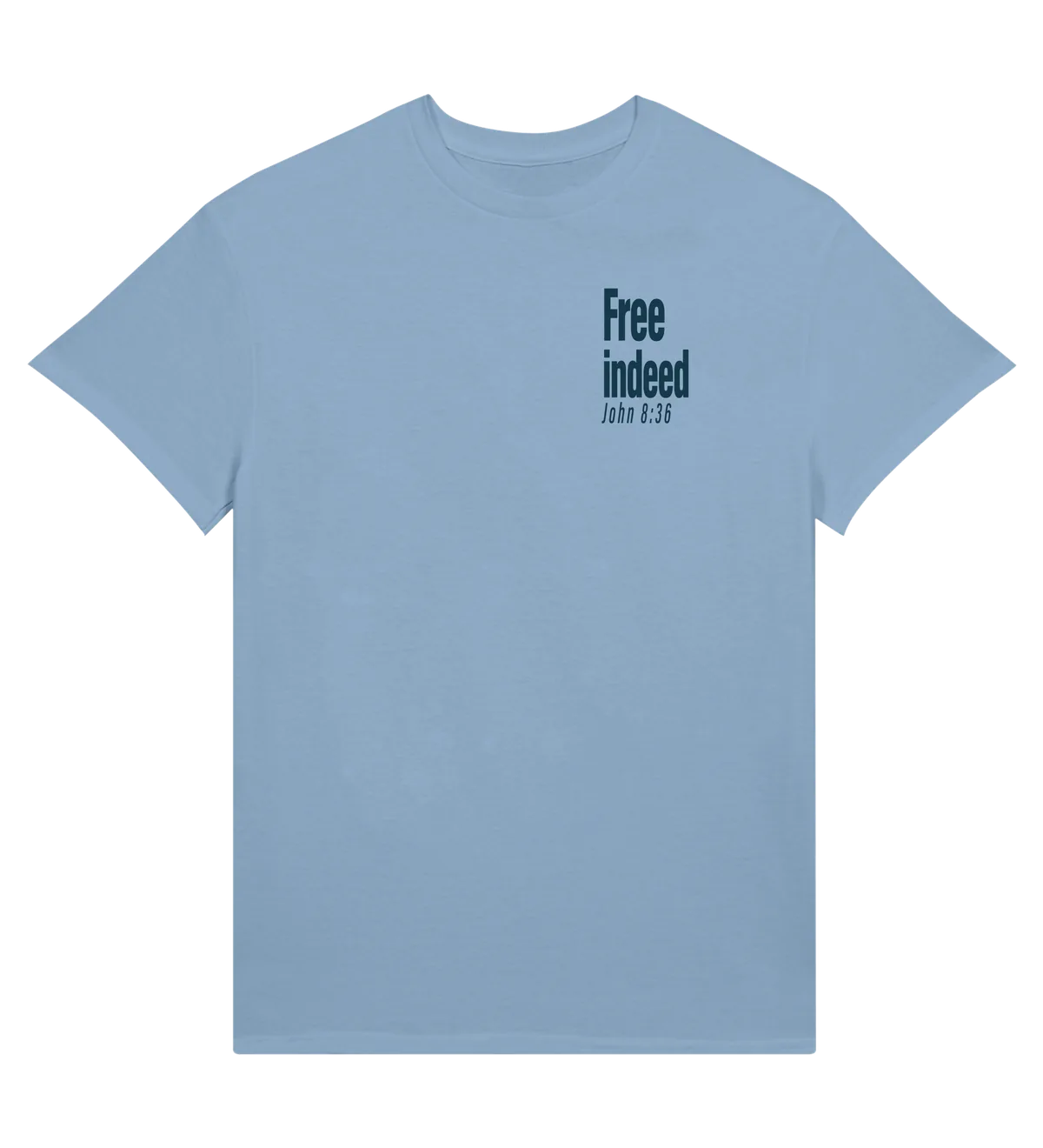Free Indeed | T-shirt — light blue front