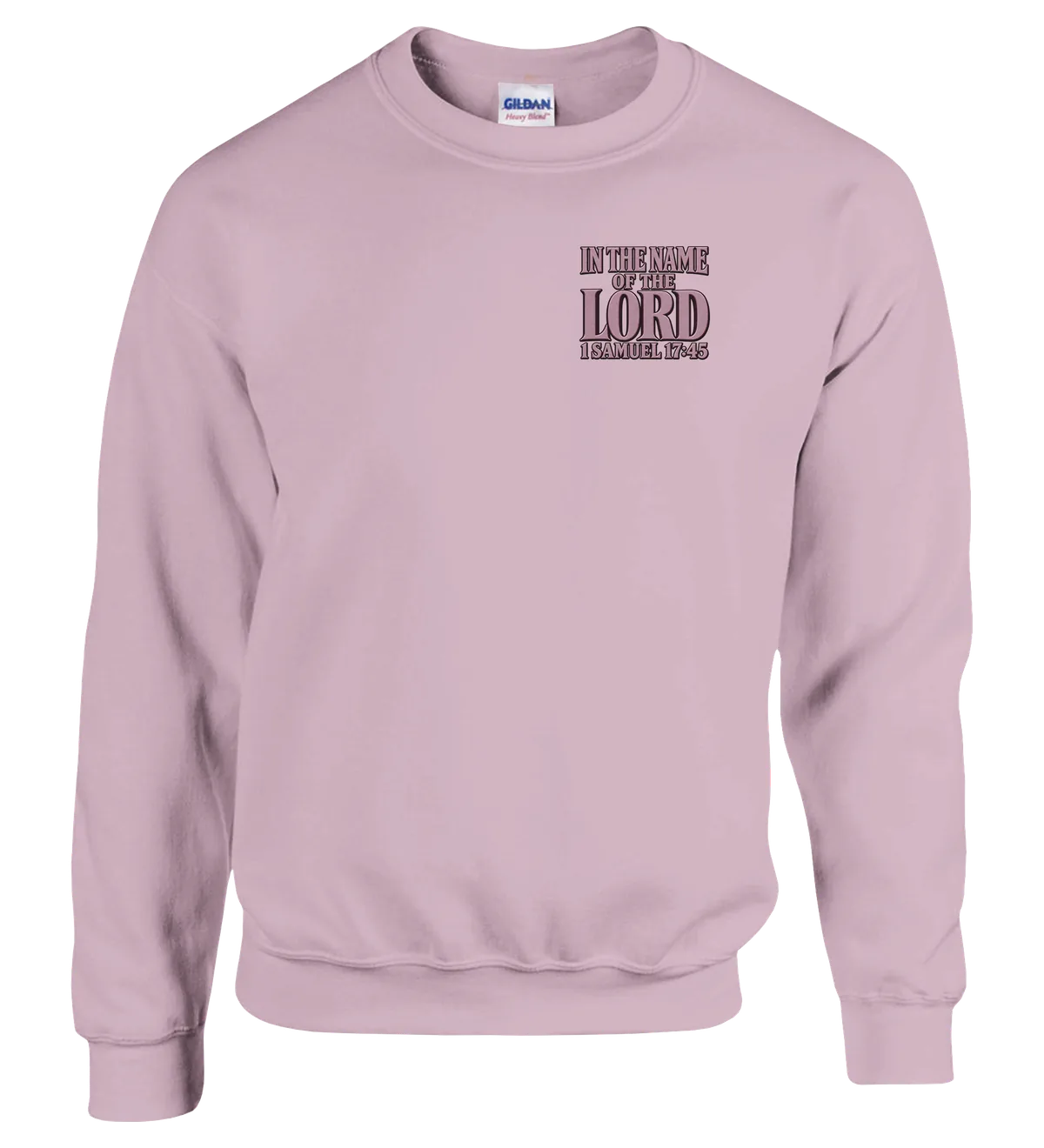 In the name of the LORD | Sweatshirt — light pink front