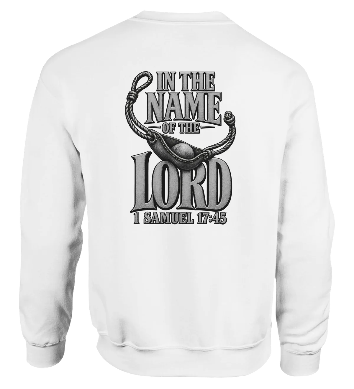 In the name of the LORD | Sweatshirt — white back