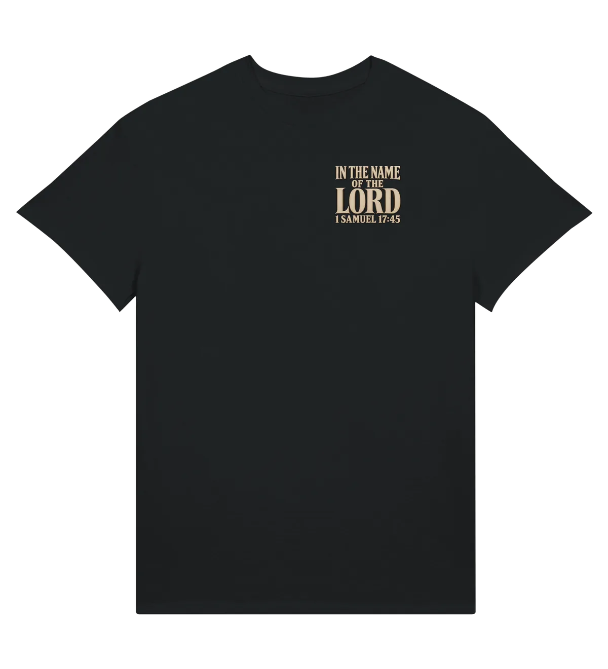 In the name of the LORD | T-shirt — black front