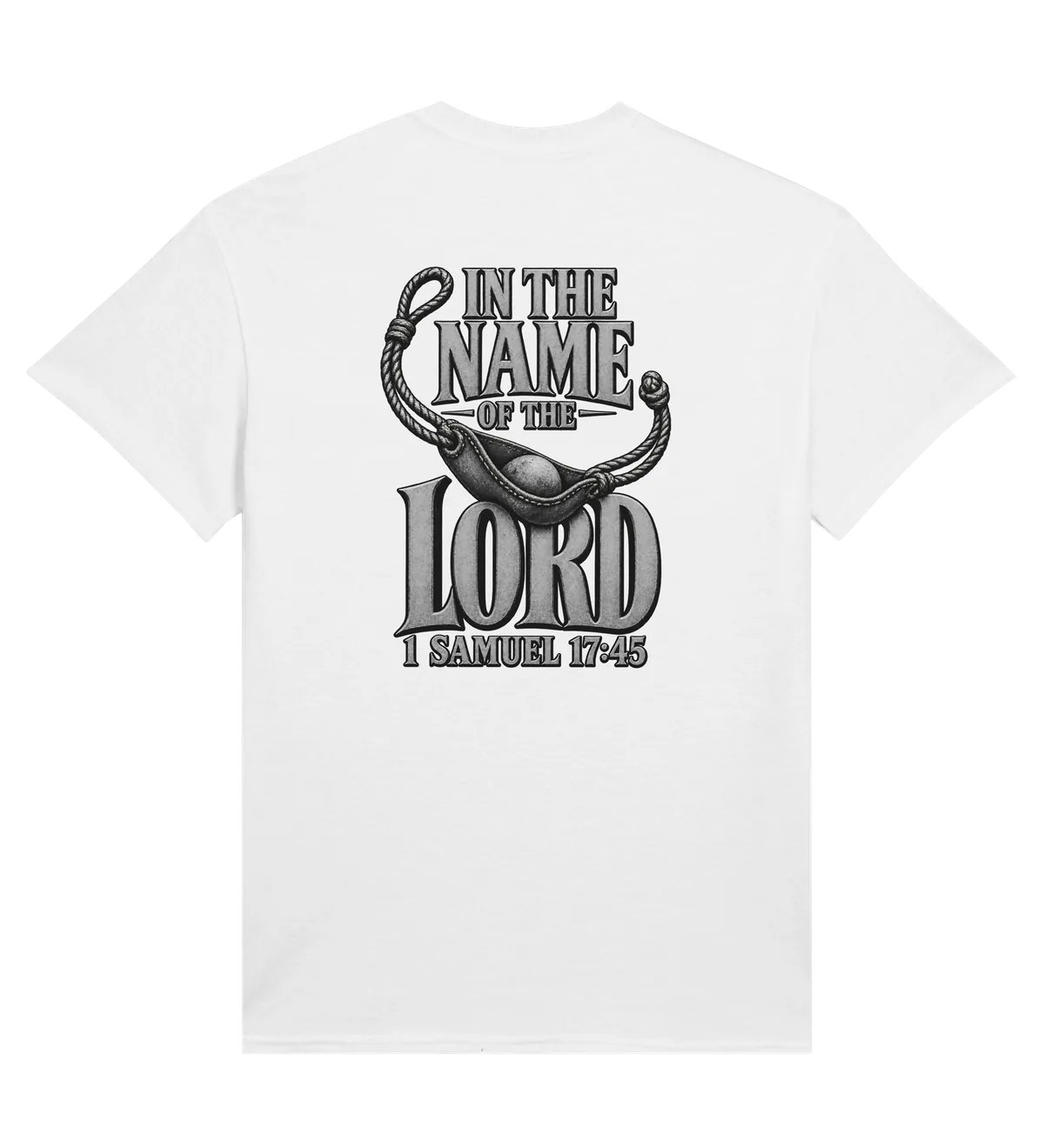 In the name of the LORD | T-shirt — white back